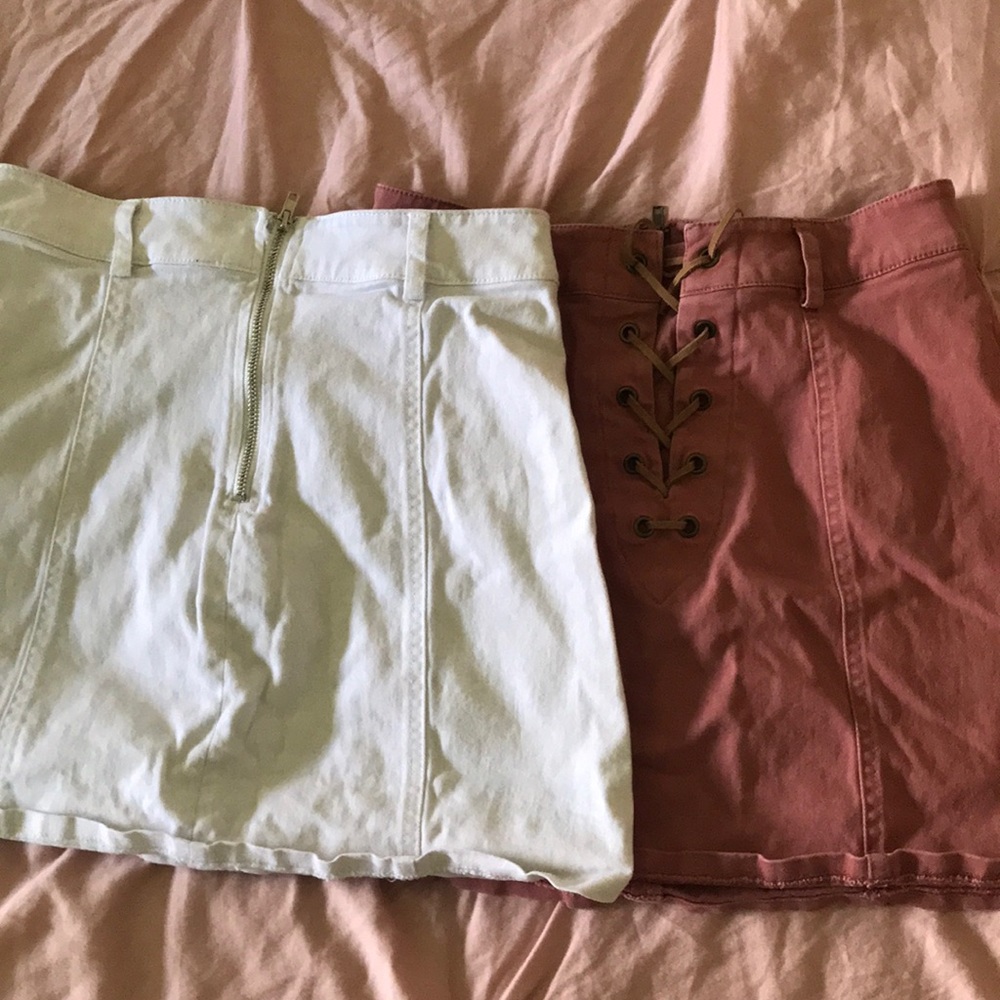 two forever 21 skirts